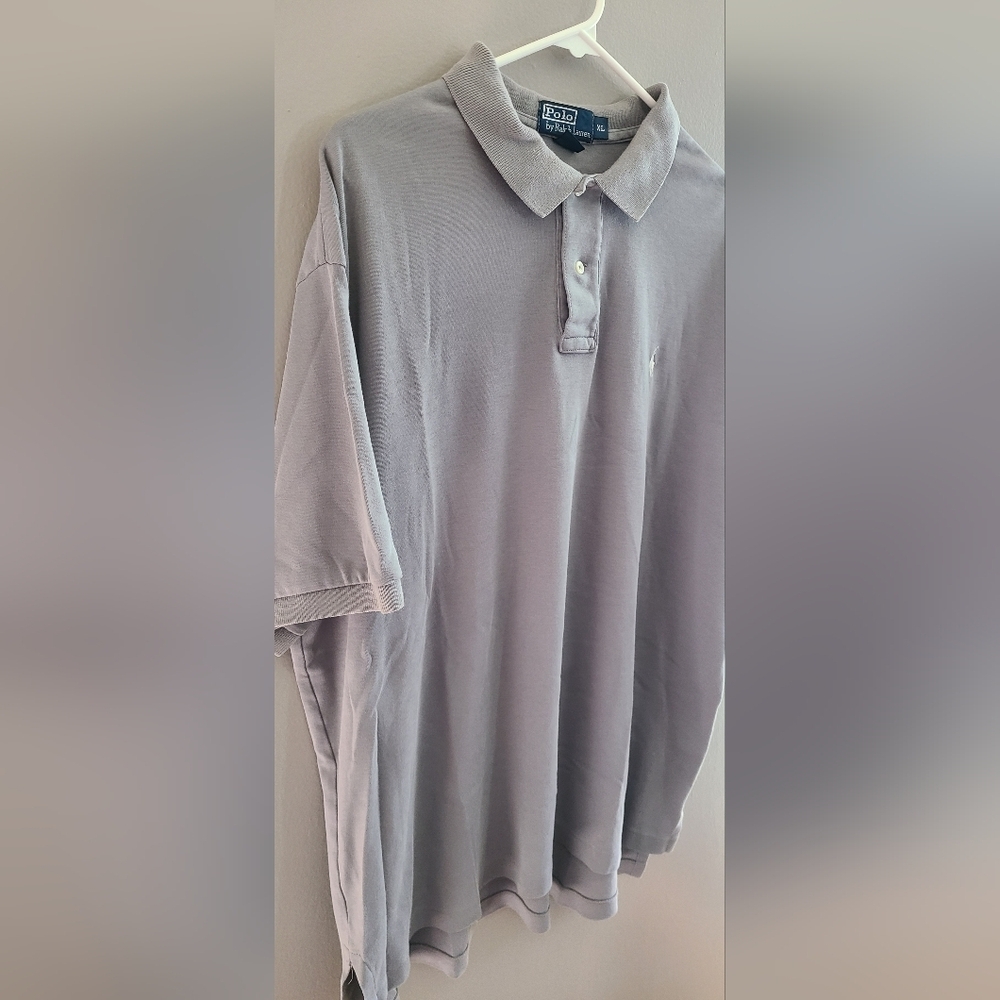 Polo Ralph Lauren Men's Polo classic fit shirt flawed with 2 tiny holes VTG - Picture 4 of 12